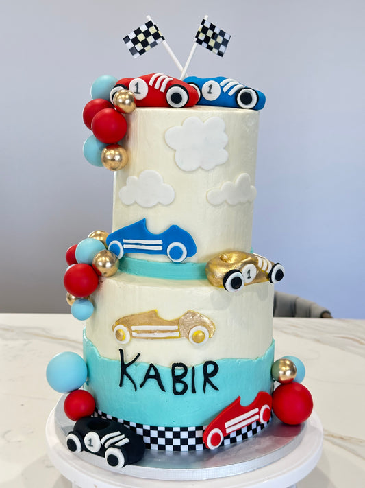 Car Theme Cake - IBakeUCake
